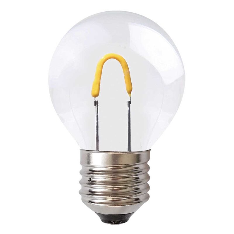 LED E27 LEDmaxx Curved Filament Tropfen 1W 55lm 2400K
