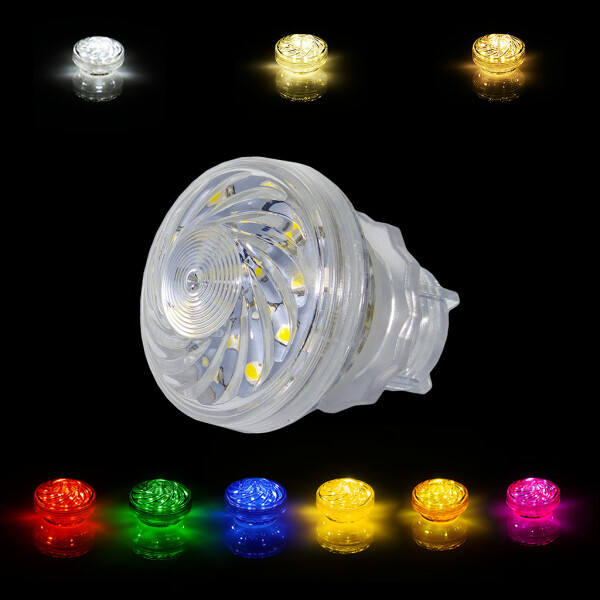 LED 24 SMD (18+6) Einbaucap 1,5W 24V 45mm IP65