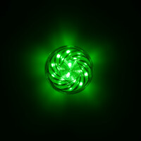LED 24 SMD (18+6) Einbaucap einfarbig 1,5W 24V 45mm IP44 grün