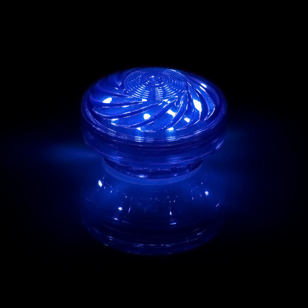 LED 24 SMD (18+6) Einbaucap einfarbig 1,5W 24V 45mm IP44 blau