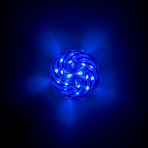 LED 24 SMD (18+6) Einbaucap einfarbig 1,5W 24V 45mm IP44 blau