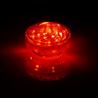 LED 24 SMD (18+6) Einbaucap einfarbig 1,5W 220V 45mm IP44 rot