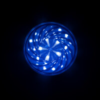 LED 35 SMD (30+5) Einbaucap einfarbig 2W 24V 60mm IP44 blau