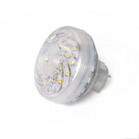 LED 35 SMD (30+5) Einbaucap einfarbig 2W 220V 60mm IP44 mandelweiß