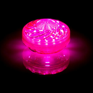 LED 35 SMD (30+5) Einbaucap einfarbig 2W 220V 60mm IP44 pink