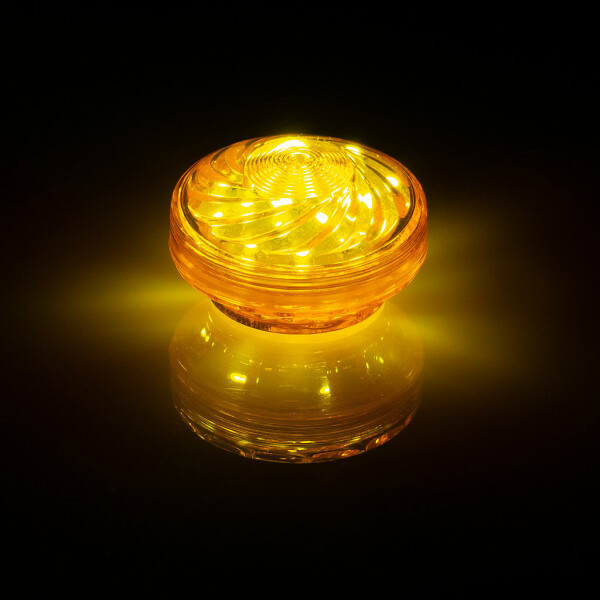 LED 24 SMD (18+6) Einbaucap einfarbig 1,5W 24V 45mm IP44 orange