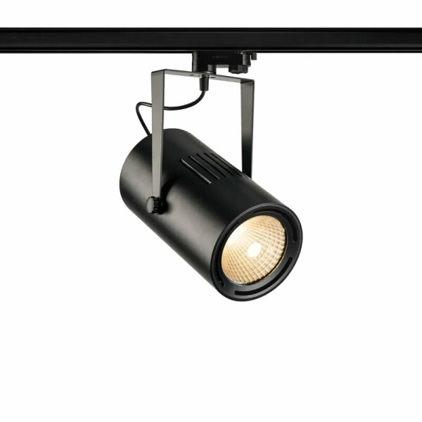 SLV 3-Phasen LED Strahler Euro Spot Track 61W 5500lm 3000K 12° schwarz