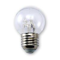 LED E27 Kugellampe 1W 11 LEDs (Crown) G45 220V